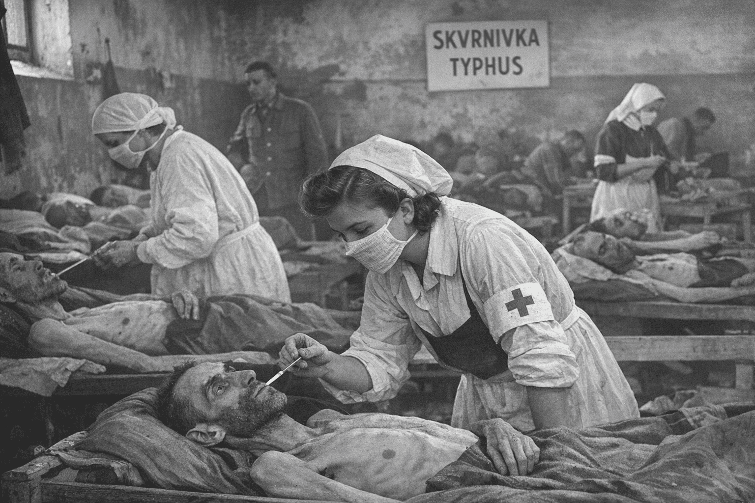 Terezín – boj s epidemií skvrnivky na jaře 1945