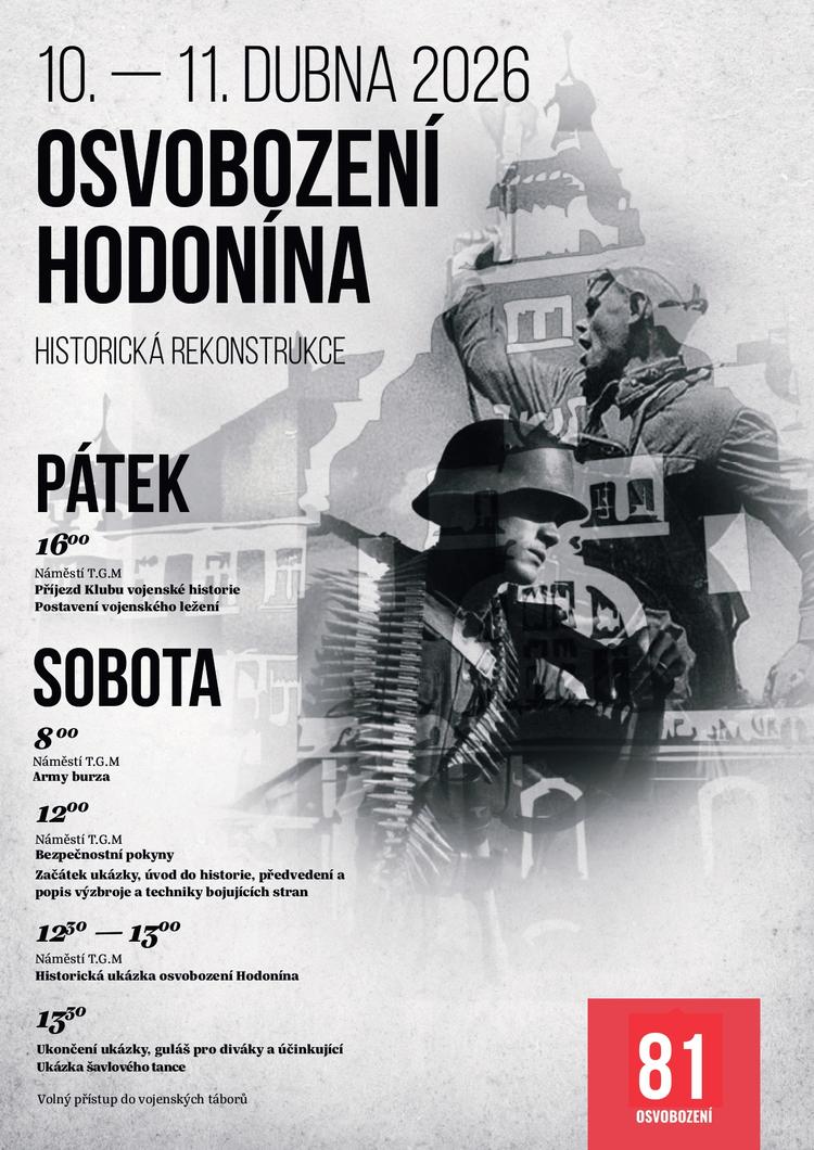 Osvobození Hodonína - plakát